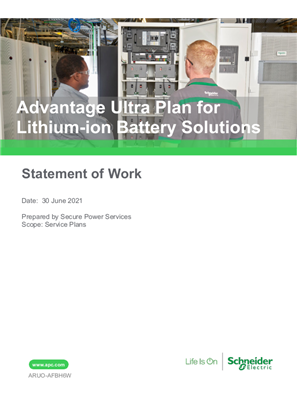 Image of Advantage Ultra Plan for Lithium-ion Battery Solutions