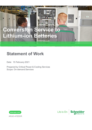 Slika linije Conversion Service to Lithium-ion Batteries