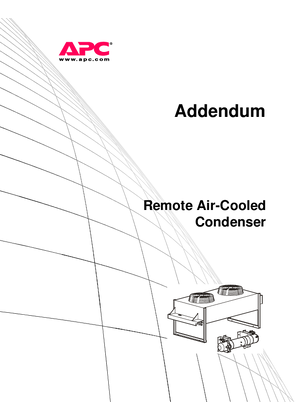 Obrázek Air Cooled Condensers Outdoor Heat Exchanger (Air Cooled) (Manual Addendum)
