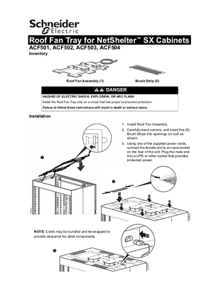 Image of Roof Fan Tray for NetShelter™ SX Cabinets