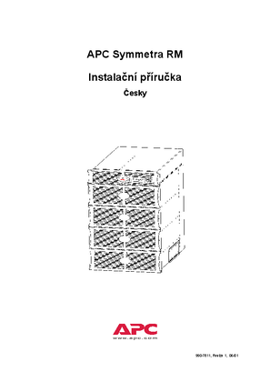 Obrázek Symmetra RM [8-12 kVA N+1 Redundant Power Array] Installation Manual