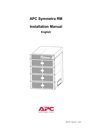 Image of Symmetra RM [8-12 kVA N+1 Redundant Power Array] Installation Manual