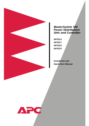 的映像 Switched Rack PDU MasterSwitch Vertical Mount IEC & NEMA (Manual)