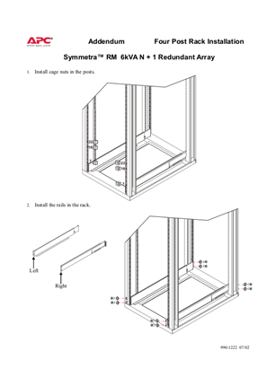 Image of NetShelter Enclosure Accessories : Symmetra RM (Manual Addendum)