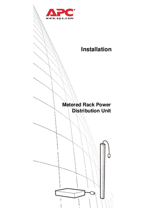 Image de Installation et démarrage rapide de bandeau de prises (PDU) mesurées en rack (manuel)