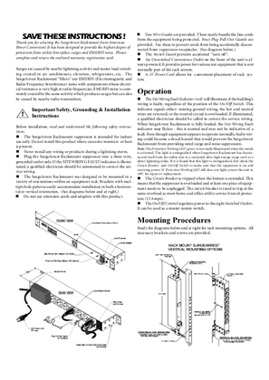 Image de SurgeArrest Network Rack-mount 120 V (Sheet)