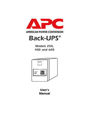 Image of Back-UPS 230 V, 50 Hz, 60 Hz (Manual)