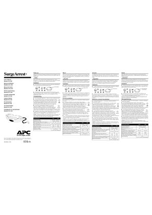 Image of SurgeArrest Home/Office GR & IT Models (Sheet)