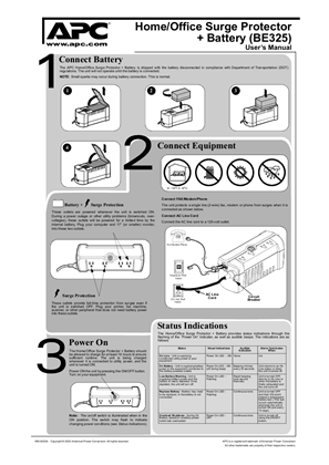 Image of SurgeArrest Home/Office BE325 (Sheet)