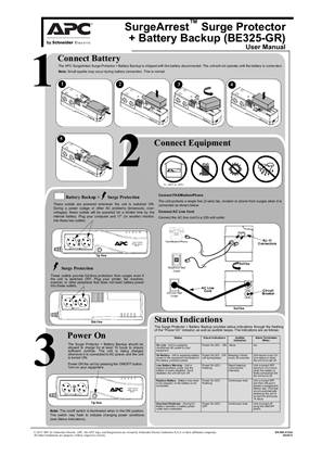 Image of SurgeArrest + Battery Backup BE325-GR