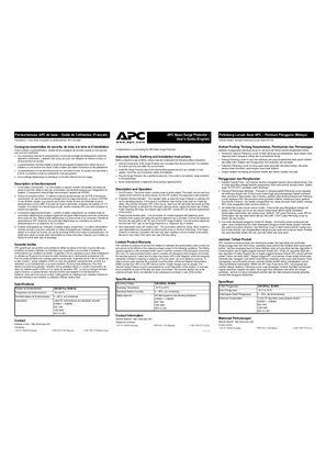 Image de SurgeArrest Personal Basic Surge Protector: United Kingdom 230 V (Sheet)