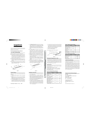 Image de SurgeArrest Personal SurgeArrest Network & Personal : 5-Outlet 230 V (Sheet)