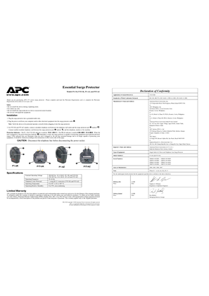 Image of SurgeArrest Personal 230 V (Manual)
