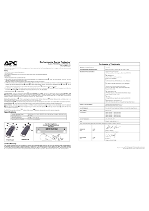 Image de SurgeArrest Performance 230 V (Manual)