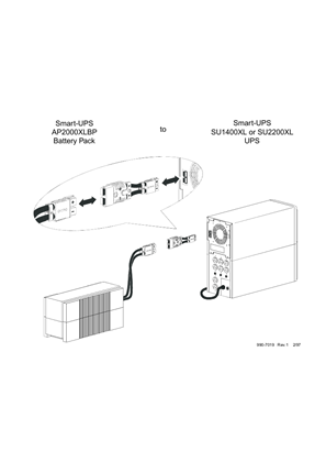 Image of Smart-UPS Battery Systems SU037 Battery Pack Adapter (Sheet)