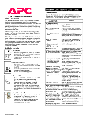 Image of Smart-UPS RM, 500-3000 VA, Japan 100 V (Sheet)