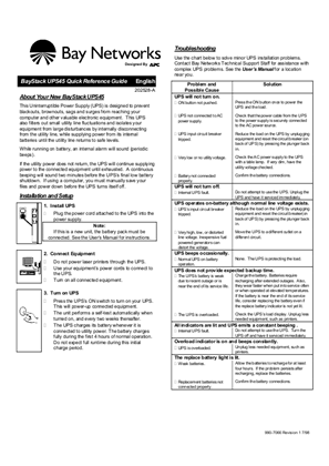 Image of PowerStack Bay Networks BayStack 450 120 V (Sheet)