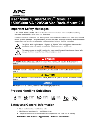 Obrázok Smart-UPS SUM XL 1500/3000 VA 120/230 Vac RM2U