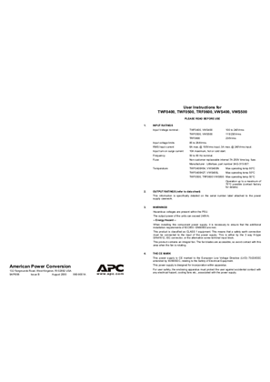 Image of RackMount Rectifier Systems TWF0500 (Sheet)