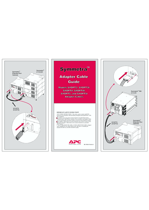 Image of Symmetra Accessories Adapter Cables: SYOPD3, SYOPD3I, SYOPD4, SYOPD4I, SYOPD5, SYOPD5I (Sheet)