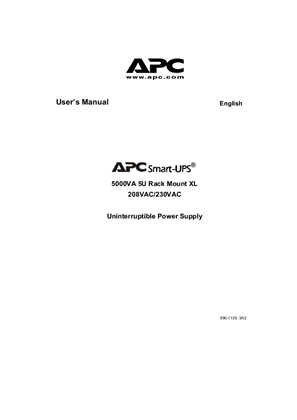 Image of Smart-UPS 208 V, 230 V (Manual)