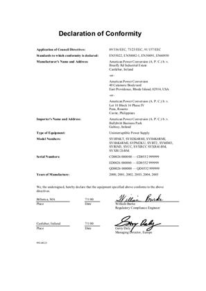 Image of Symmetra RM 2-6 kVA, 230 V (Sheet)