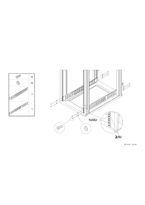 Kuva kohteesta Installation Smart-UPS Rail Kit