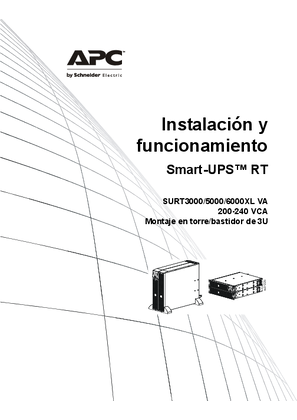 Imagen de Smart-UPS en línea SURT de 3/5/6 kVA y 200-240 V AC TWR/RM3U
