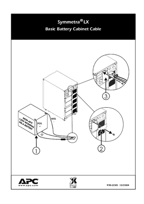 Image of Symmetra LX Basic Battery Cabinet v.1 (Manual)