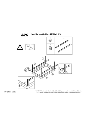 Image of Installation Smart-UPS SRTK1 Rail Kit1U