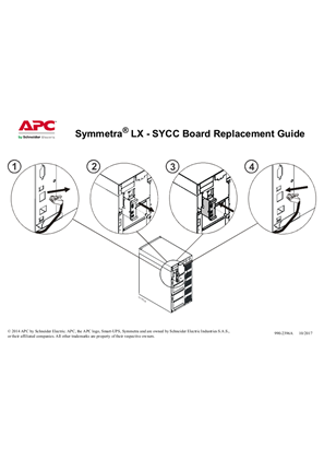 Obrázok Symmetra SYCC Board Replacement Guide