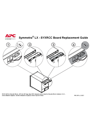 Image of Install Symmetra Accessories XRCC Replacement Board
