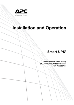 Image of Smart-UPS SUA1000ICH/SUA1500ICH 120/230 Vac Tower
