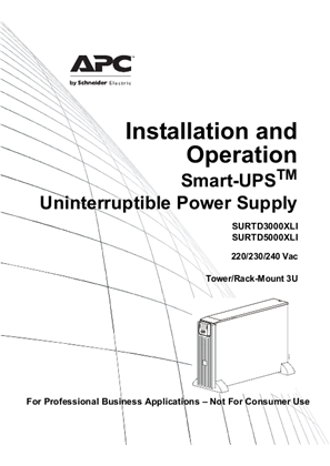 Image of Smart-UPS RTD3000/5000 VA 200-240 Vac Tower/Rack-Mount 3U