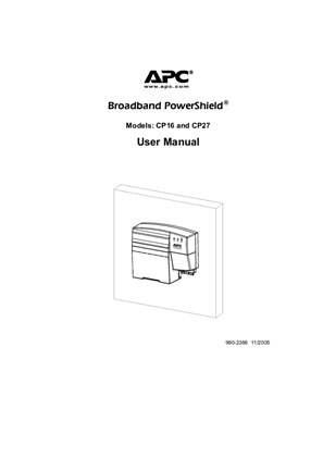 Image of Broadband PowerShield CP27U13 models