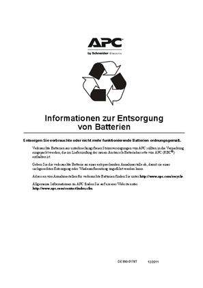 Bild von Recycling-Informationen für gebrauchte Batterien