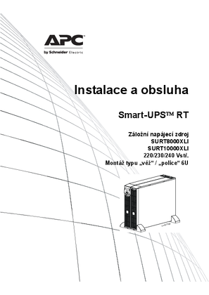 Obrázek SURT 8000/10000 VA ve věžovém/stojanovém provedení 6U, 200–240 V stř.