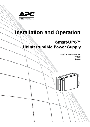 Image de Smart-UPS SURT 15/20kVA UXICH Tower
