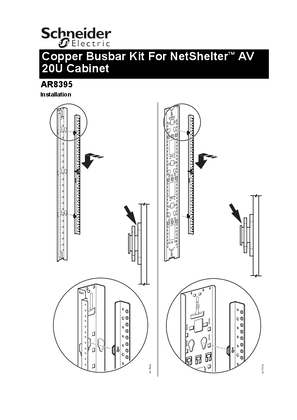 Image of NetShelter AV Copper Busbars AR8395 - Installation