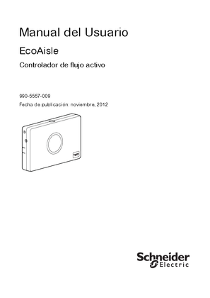 Imagen de EcoAisle Active Flow Controller - User Manual