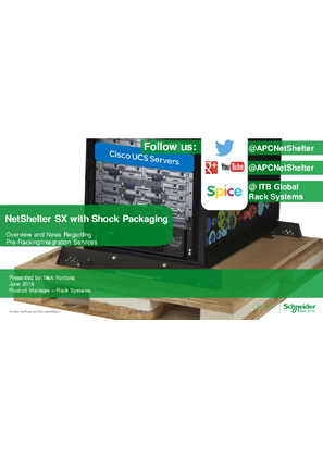 Image of NetShelter SX with Shock Packaging Product Overview