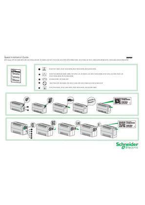 Image of Quick Installation Guide APC Easy- UPS BVG600-BR/I-BR, BVG700-LM/I-AR, BVG900-LM/I-AR, BVG1200-LM/I-AR/I-GR/I-MSN/I-MSX, BVG1500-LM, BVG-1600I-AR/I-MSN/I-MSX, BVG2200I-GR/I-MSN/I-MSX