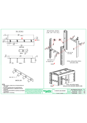 Image of AR8425A - Horizontal Cable Organizer 1U