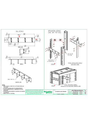 的映像 AR8426A - Horizontal Cable Organizer 2U