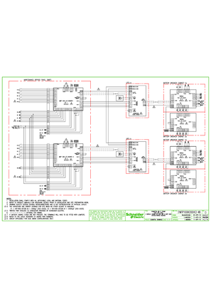 Image of SYMFIP1000K2000HC2-WD - Symmetra MW IP 1000kW 2 module UPS with MBP and Batt cab system wiring diagram