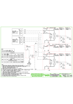 Obraz GVM200KHSBCMBC10R3-SD - Galaxy VM 200kVA 2N+1 UPS with SBC and Modular Battery System One Line