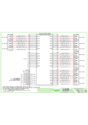 Image of GVX1000K1500KG-WD - Galaxy VX UPS 1000-1250-1500kW 480V System Wiring Diagram