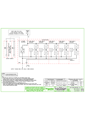 的映像 GVX1250K1000GCBC-SD - Galaxy VX 1000kW 480V UPS with Int Redundancy 1 Mod w CBC One Line