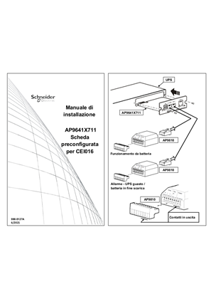 的映像 AP9641X711 Manuale di installazione