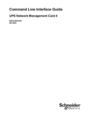 Image of Network Management Card 4 - CLI Guide